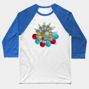 Christmas Tree lights Decorations Baseball T-Shirt